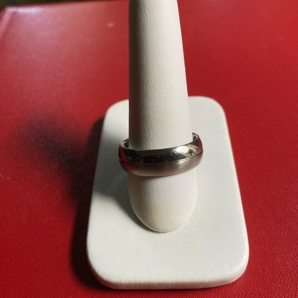 COPY - Titanium band “Classic style” Size 9.5. 7 cm  1/2 satin matte & polished… - Picture 4 of 8